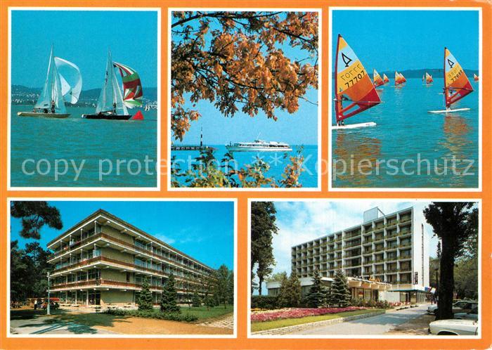 Balaton Plattensee Teilansichten Surfen Hotels