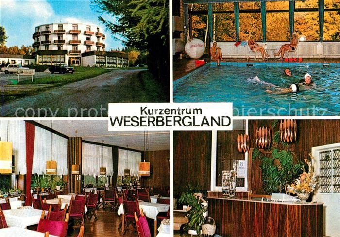 Bad Karlshafen Kurzentrum Weserbergland Gastraeume Bar Hallenbad