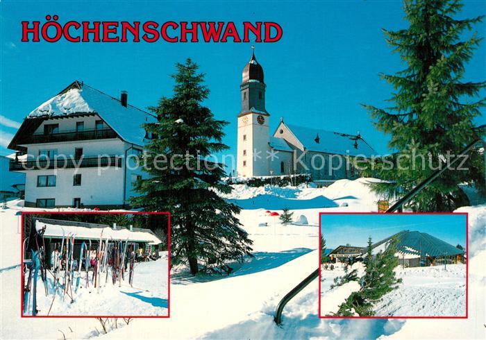 Hoechenschwand Kirche Skihuette