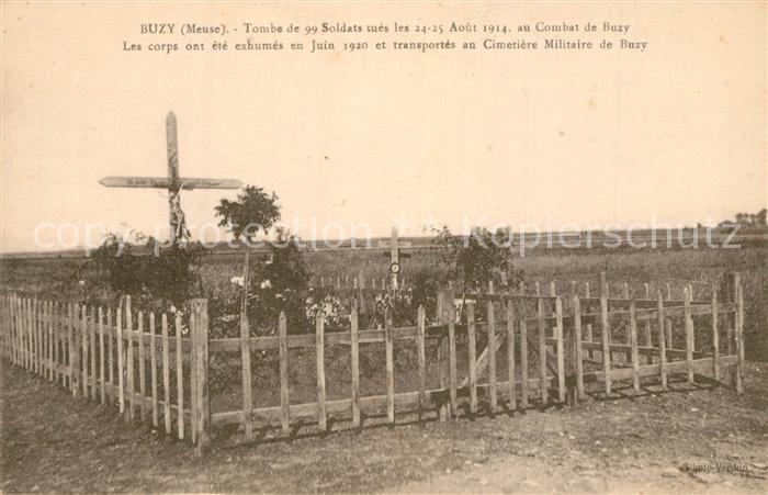 Buzy Tombe de 99 Soldats