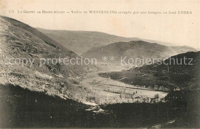 Urbes Guerre en Haute Alsace Vall?e de Wester