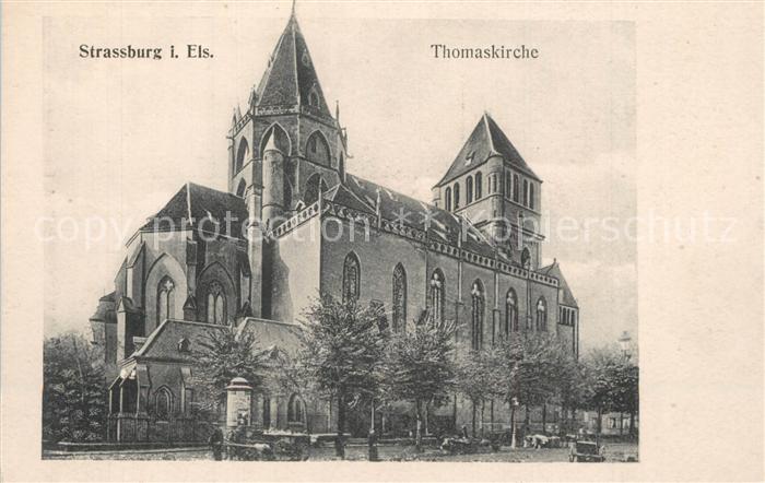 Strasbourg Alsace Thomaskirche