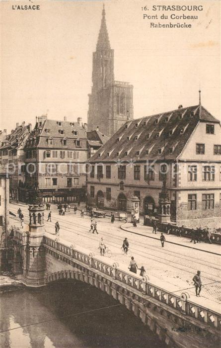 Strasbourg Alsace Pont du Corbeau Rabenbr?cke