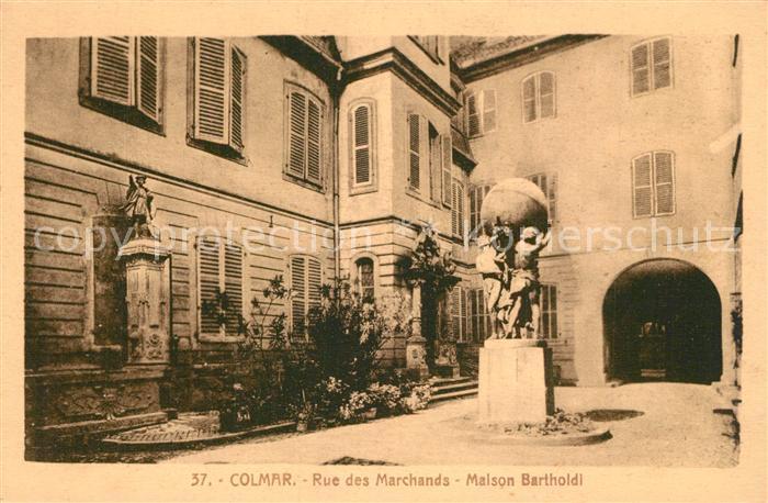 Colmar Haut Rhin Elsass Rue des Marchands Maison Bartholdi