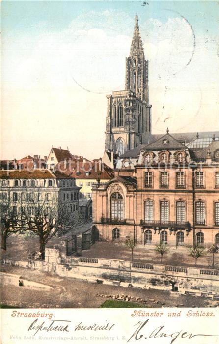 Strasbourg Alsace M?nster und Schloss