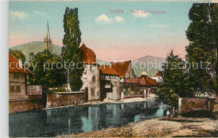 Thann Haut Rhin Elsass Tour des Cigognes