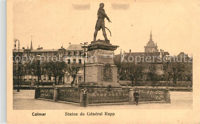 Colmar Haut Rhin Elsass Statue du General Rapp