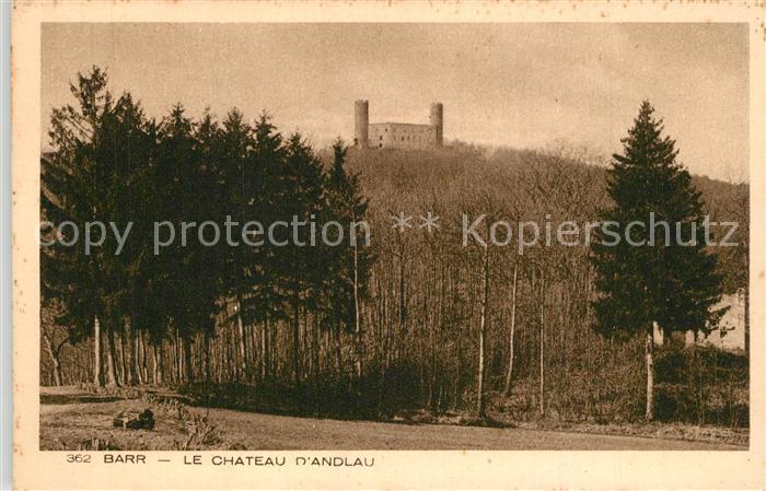 Barr Bas-Rhin Chateau d`Andlau