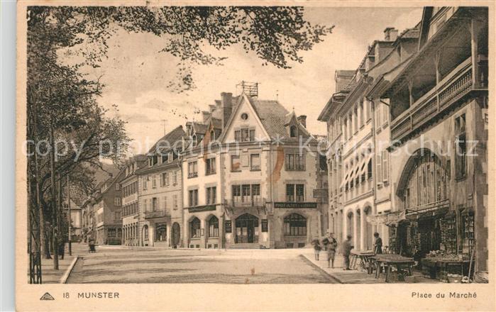 Munster Haut Rhin Elsass Place du March