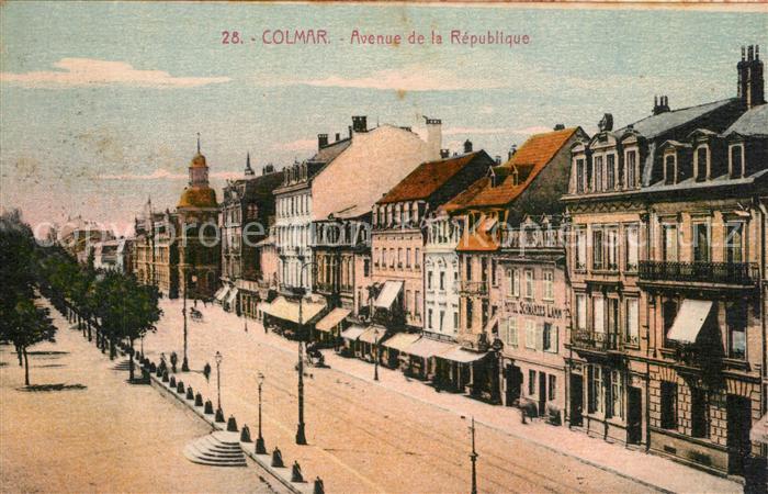 Colmar Haut Rhin Elsass Avenue de la Republique