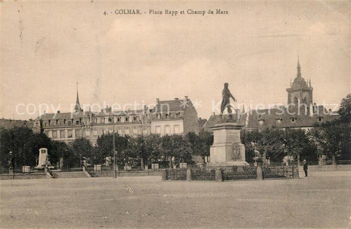 Colmar Haut Rhin Elsass Place Rapp et Champ de Mars