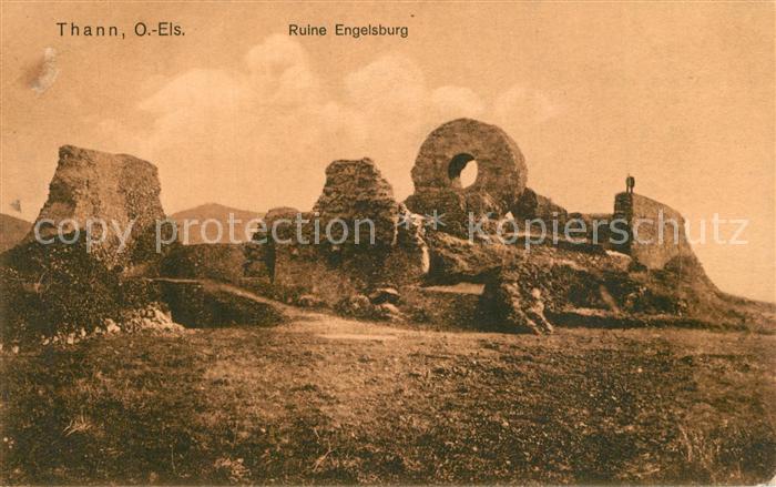 Thann Haut Rhin Elsass Ruine Engelsburg
