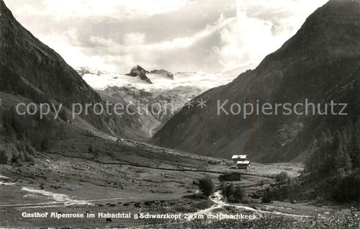 Habach Oberbayern Gasthaus Alpenrose im Habachtal