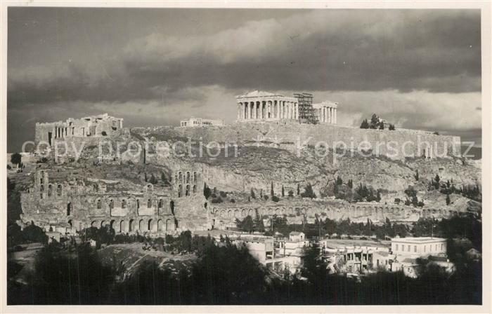 Athenes Athen mit Acropolis