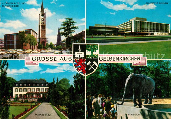 Gelsenkirchen Kirchen Schloss-Berge Ruhr-Zoo