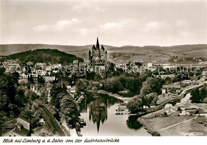 Limburg Lahn Blick von Autobahnbr?cke