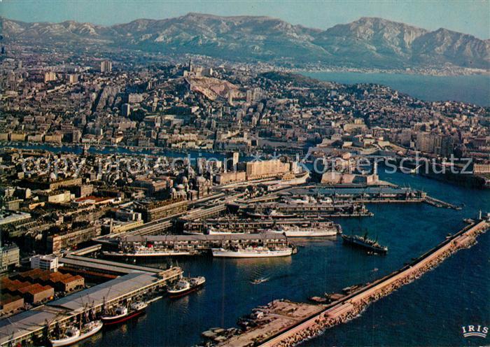 Marseille Bouches-du-Rhone Fliegeraufnahme Notre Dame de la Garde et la Corniche
