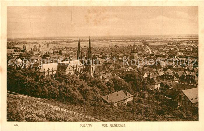 Obernai Bas Rhin Vue generale
