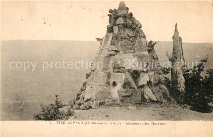 Vieil Armand Hartmannswillerkopf Monument des Chasseurs