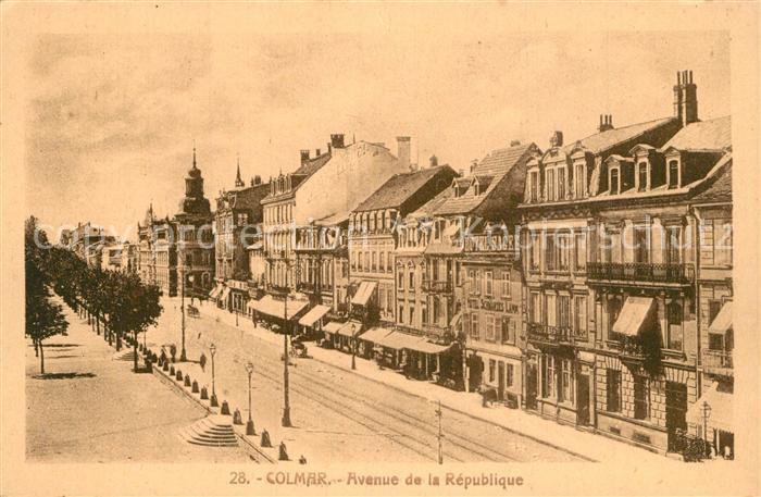 Colmar Haut Rhin Elsass Avenue de la Republique