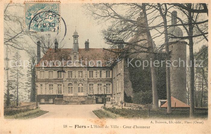 Flers Orne Hotel de Ville Cour d honneur