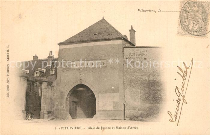 Pithiviers Loiret Palais de Justice et Maison d_Arret