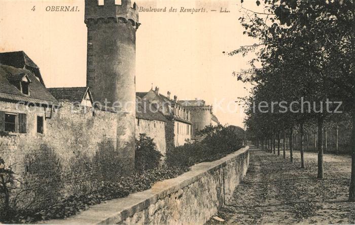 Obernai Bas Rhin Boulevard des Remparts