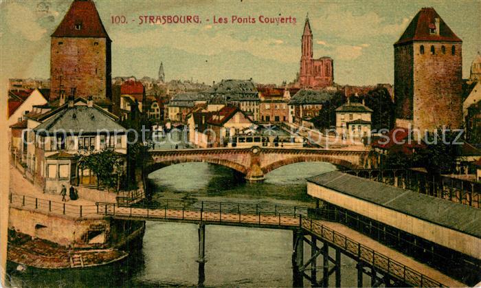 Strasbourg Alsace Les Ponts Couverts