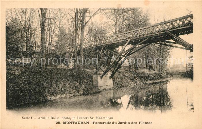 Montauban Tarn-et-Garonne Passerelle du Jardin des Plantes