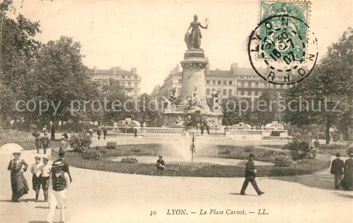Lyon France La Place Carnot