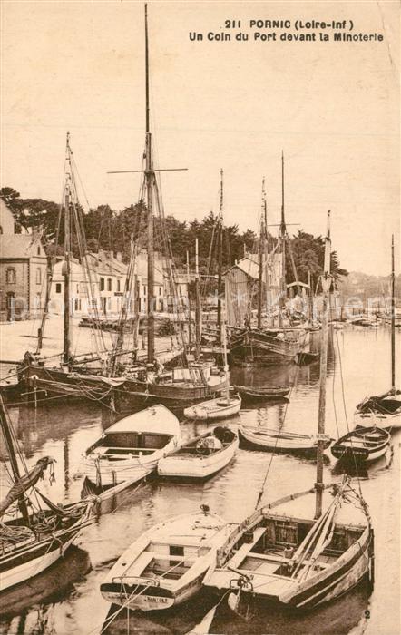 Pornic Un Coin du Port devant la Monoterie