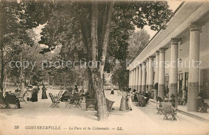 Contrexeville Vosges Le Parc et la Colonnade