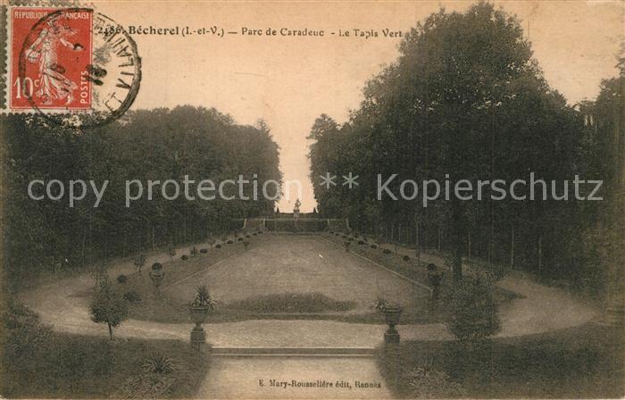 Becherel Parc de Caradeuc Le Tapis Vert