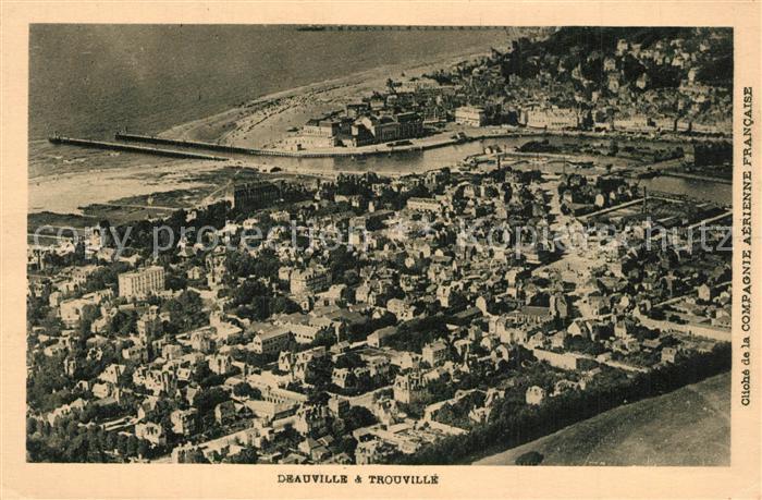 Trouville-Deauville Vue aerienne