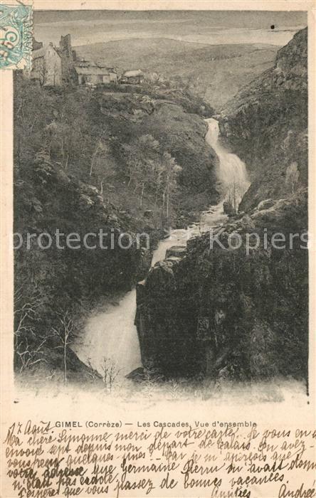 Gimel-les-Cascades Les Cascades Vue d ensemble