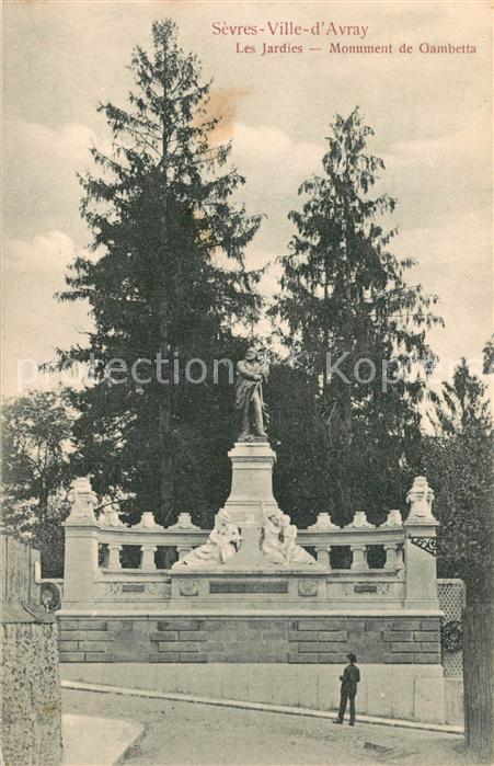 Sevres-Anxaumont Ville d’Avray Les Jardies Monument de G