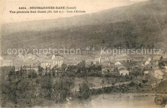 Neussargues-Moissac Vue generale Sud Ouest Cure d Altitude