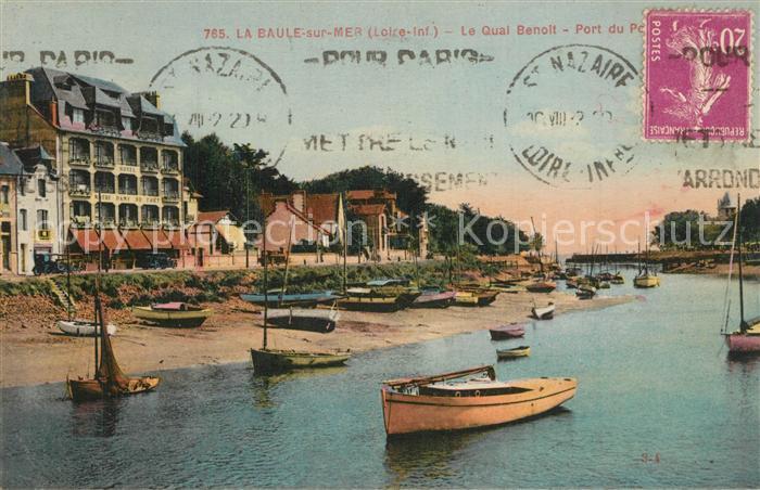 La Baule sur Mer Le Quai Benoit Port du Pecheurs