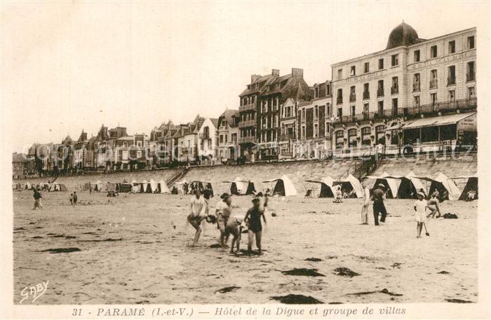 Parame Hotel de la Digue et groupe de villas