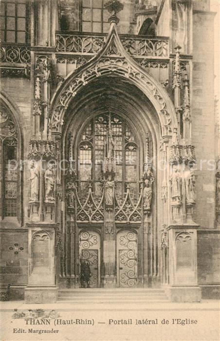 Thann Haut Rhin Elsass Portail lateral de l'Eglise