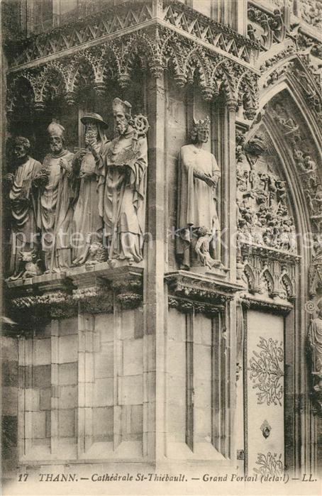 Thann Haut Rhin Elsass Cathedrale St Thiebault Grand Portail