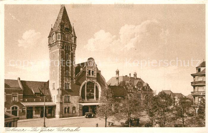 Colmar Haut Rhin Elsass La Gare Centrale