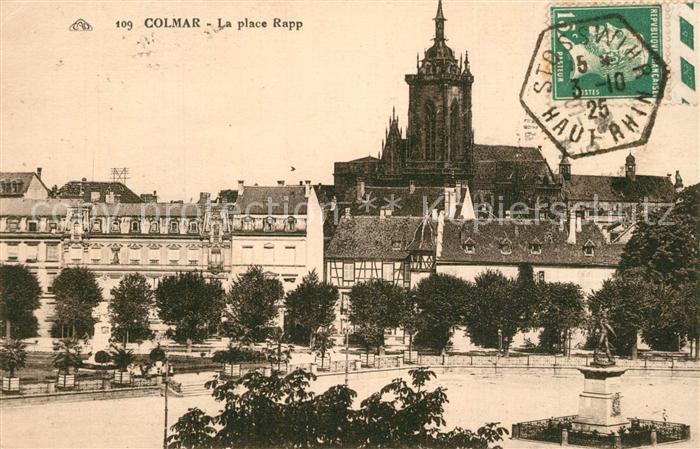 Colmar Haut Rhin Elsass La place Rapp