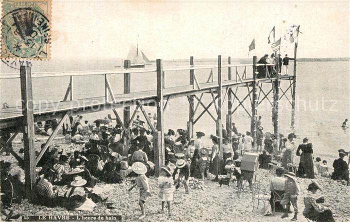 Le Havre l’heure du bain