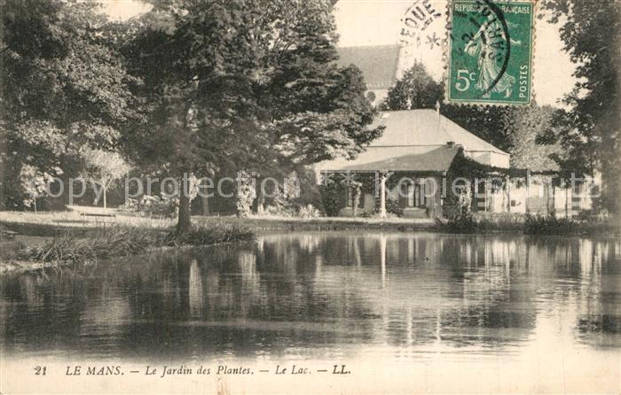 Le Mans Sarthe Le Jardin des Plantes Le Lac