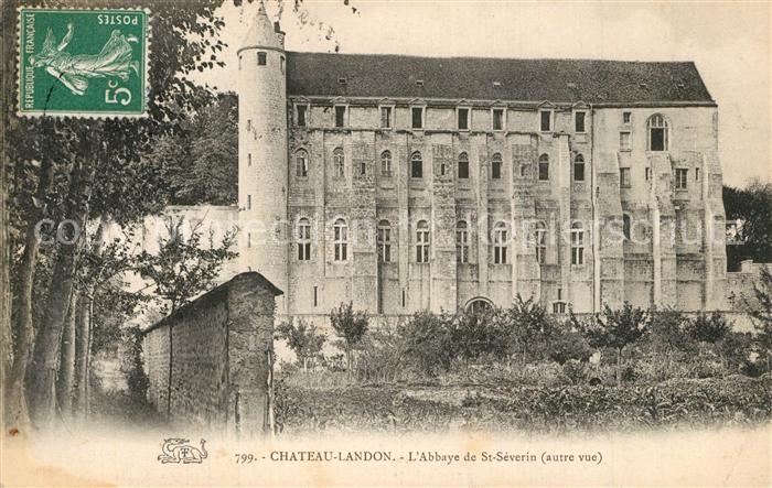 Chateau-Landon Abbaye de St Severin autre vue