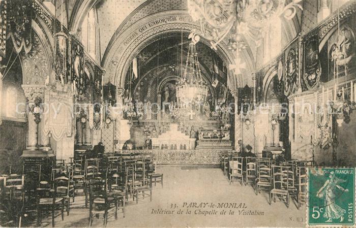 Paray-le-Monial Interieur de la Chapelle de la Visitation