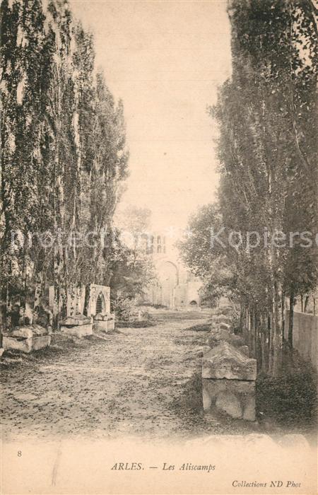 Arles Bouches-du-Rhone Les Aliscamps