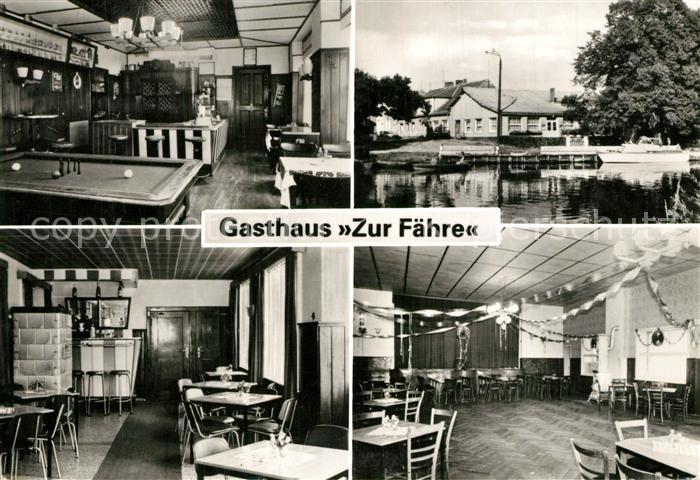 Burgwall Gasthaus Zur Faehre Gastraeume