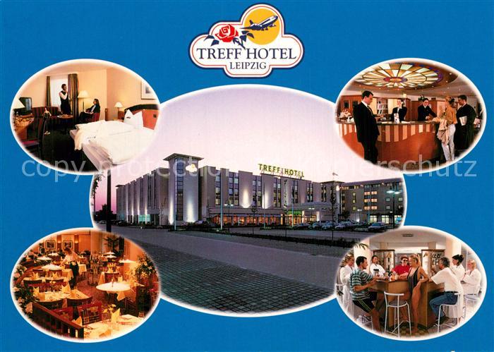 LEIPZIG Sachsen Treff Hotel Zimmer Gaststube Bar